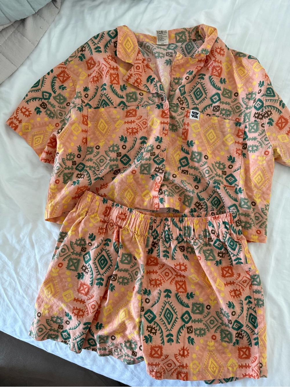 Lucy & Yak Vacation set in beach print
